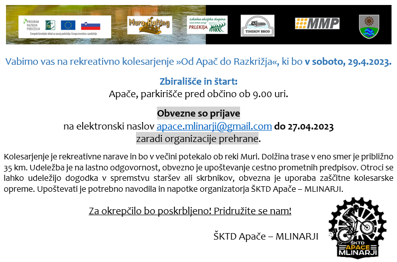 VABILO NA KOLESARJENJE_PROJEKT_MLINARJI-APAČE
